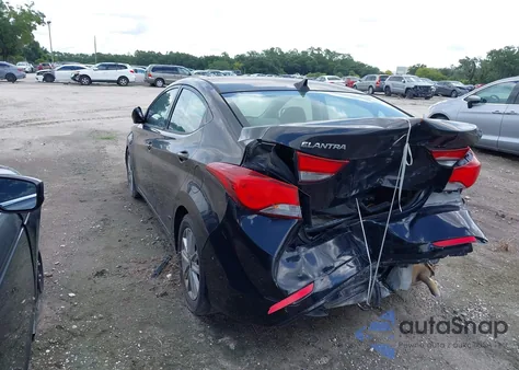 2014 Hyundai Elantra Se из США, поврежденный, VIN KMHDH4AE2EU066458